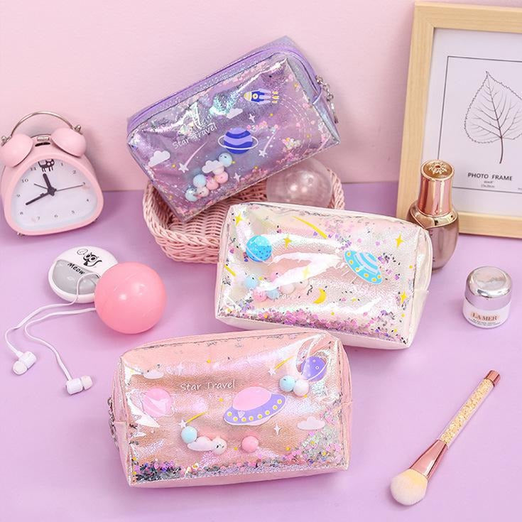 Glitter Stars Pencil Case