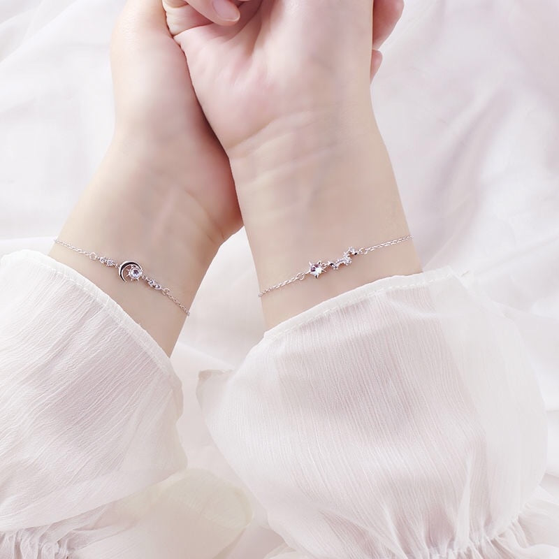 Moon & Star Aesthetic Bracelet
