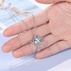 Moon & Planet Necklace