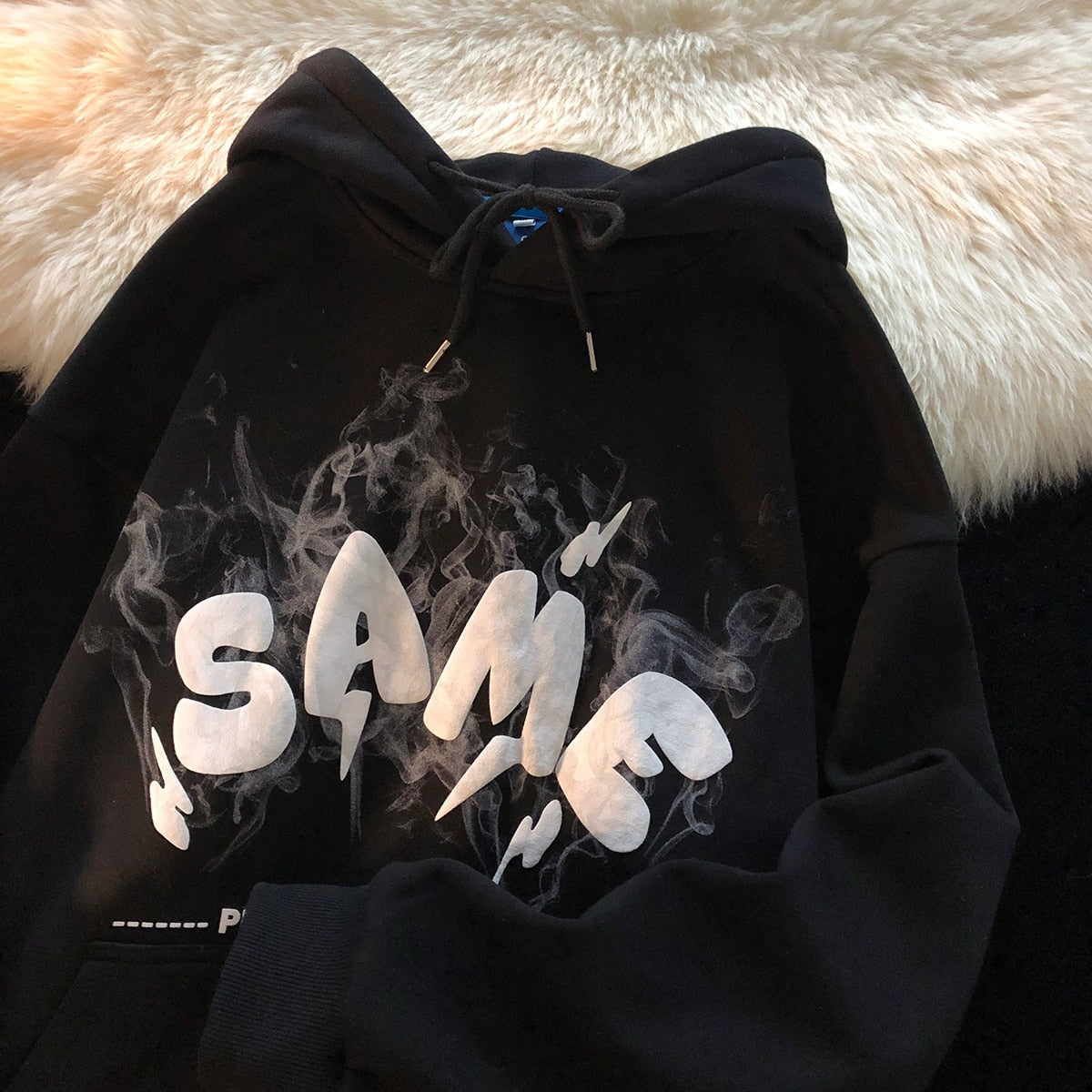 Preppy Style Horns Oversize Hoodie