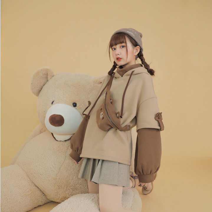 Harajuku Kawaii Bear Hoodie