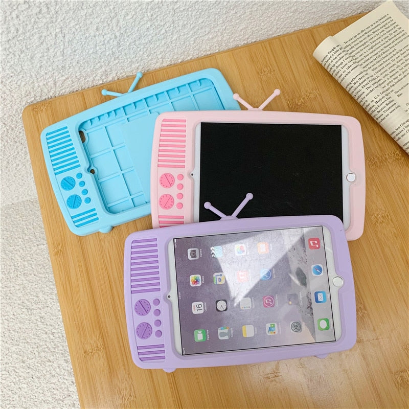 Kawaii Retro TV Case For iPad