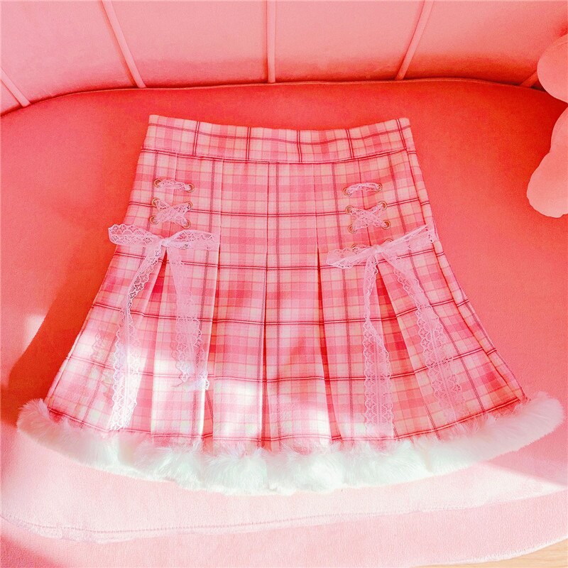 Winter Kawaii Mini Skirt