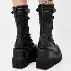 Gothic High Platform Boots