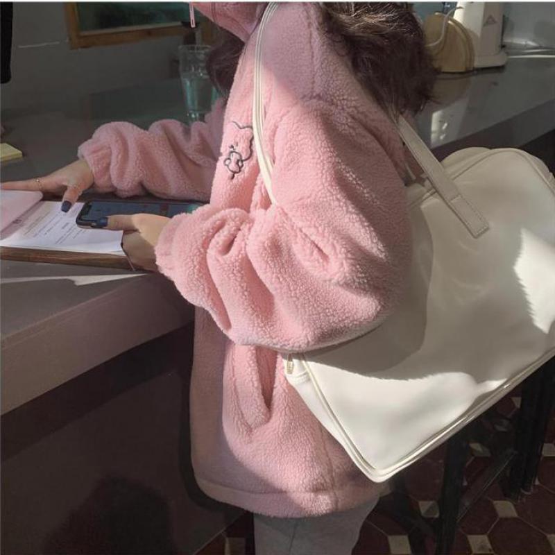 Kawaii Winter Zipper Coat