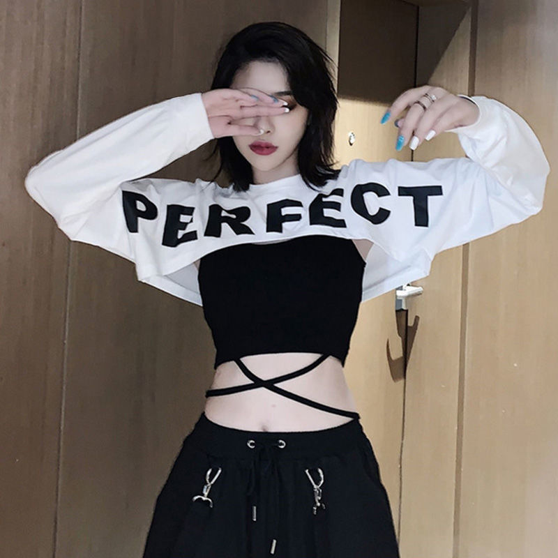 Korean Style Crop Top Set