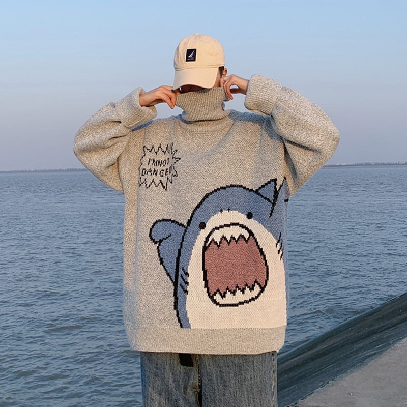 Kawaii Shark Sweater