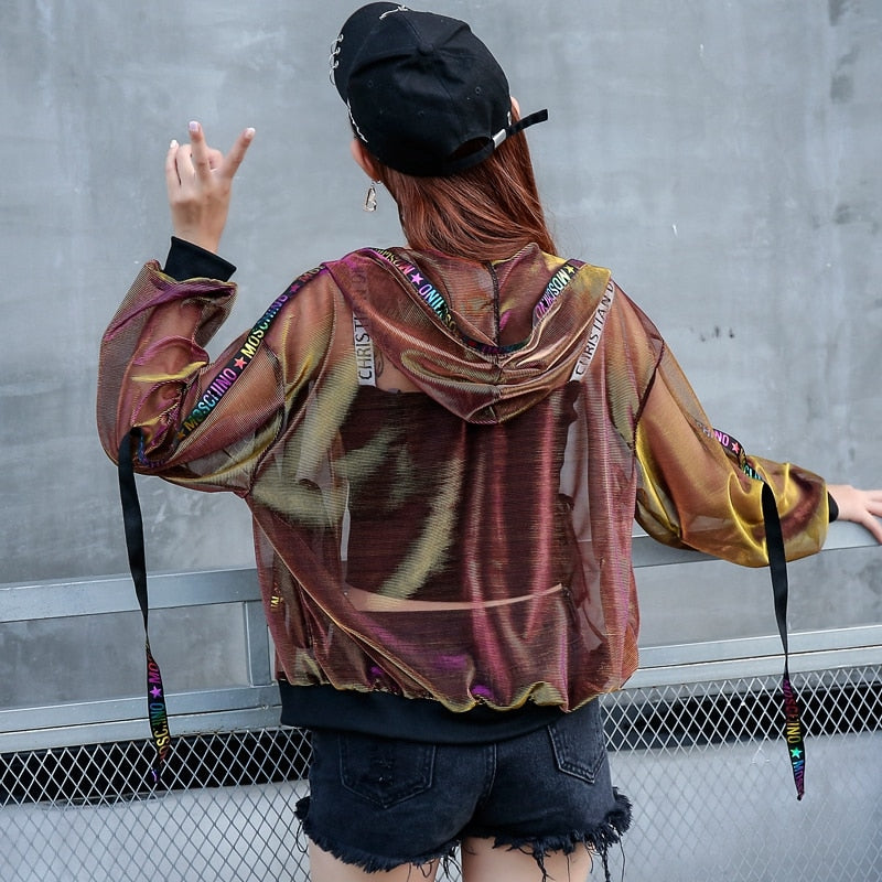 Transparent Harajuku Jacket