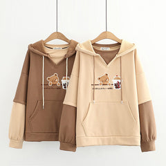 Harajuku Cute Bear Hoodie