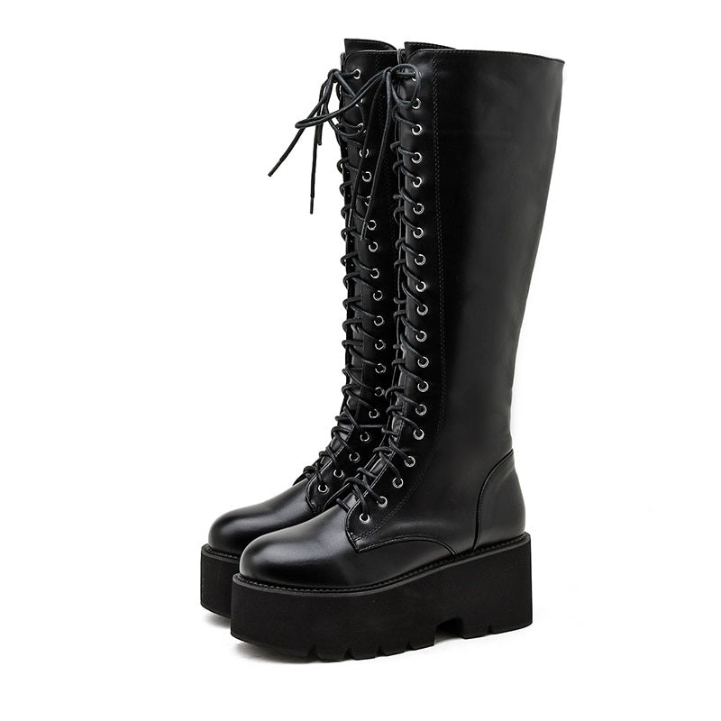 Chunky Platform High Boots