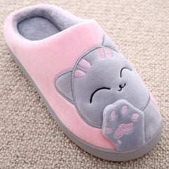 Plush Cat Slippers