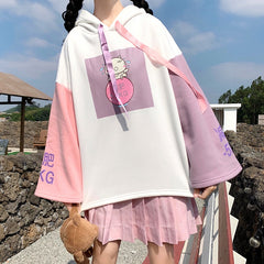 Cute Anime Cat Hoodie