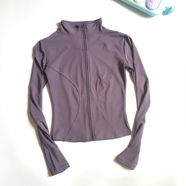 Yoga & Fitness Women's Long Sleeves Zipper Jacket