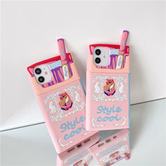 Cartoon Cigarettes iPhone Case