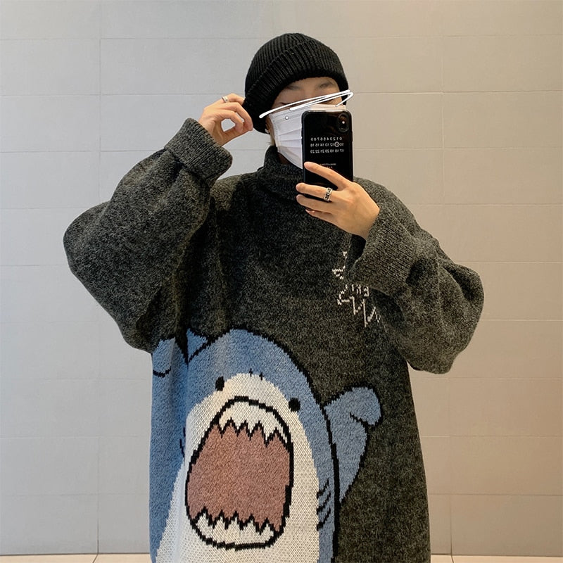 Kawaii Shark Sweater