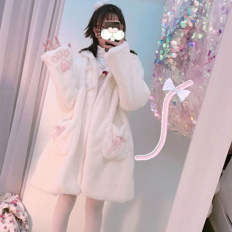 Winter Coat Kawaii Cat Ears