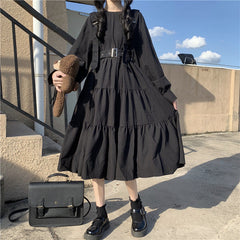 Japanese Harajuku Black Dress