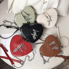 Heart Shape Crossbody Bag