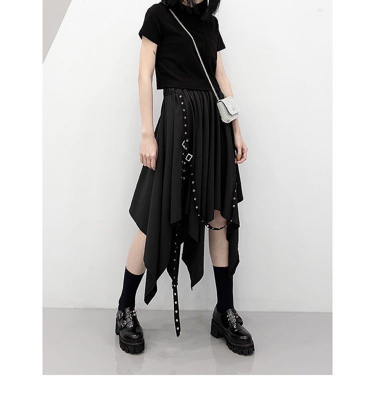 Irregular Gothic Weave Skirt
