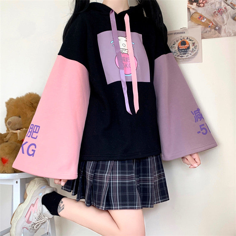 Cute Anime Cat Hoodie