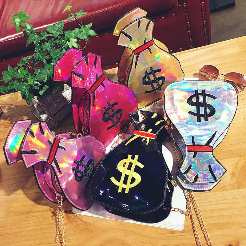 3D Dollar Shoulder Bag