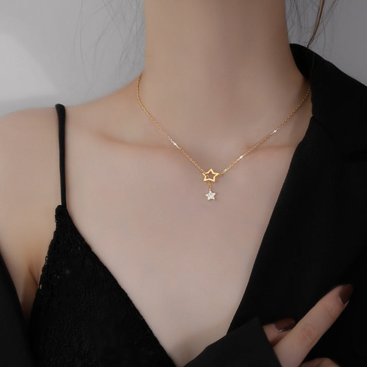 Zircon Stars Necklace