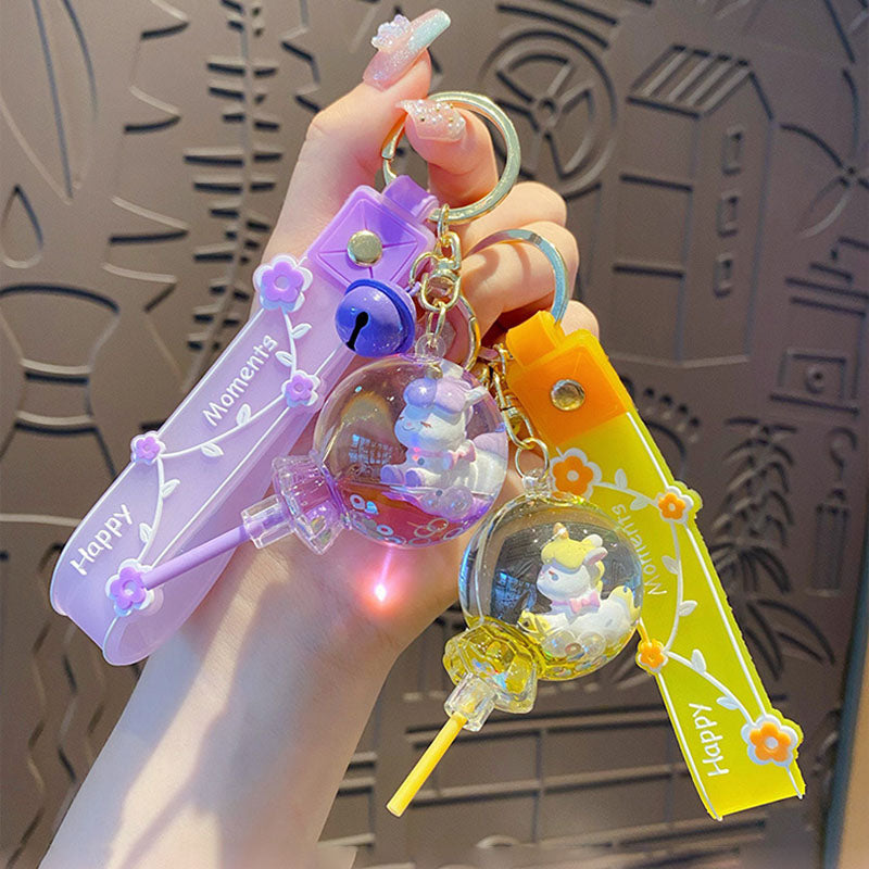 Cartoon Unicorn Keychain
