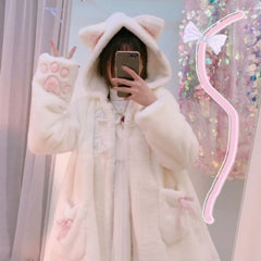 Winter Coat Kawaii Cat Ears