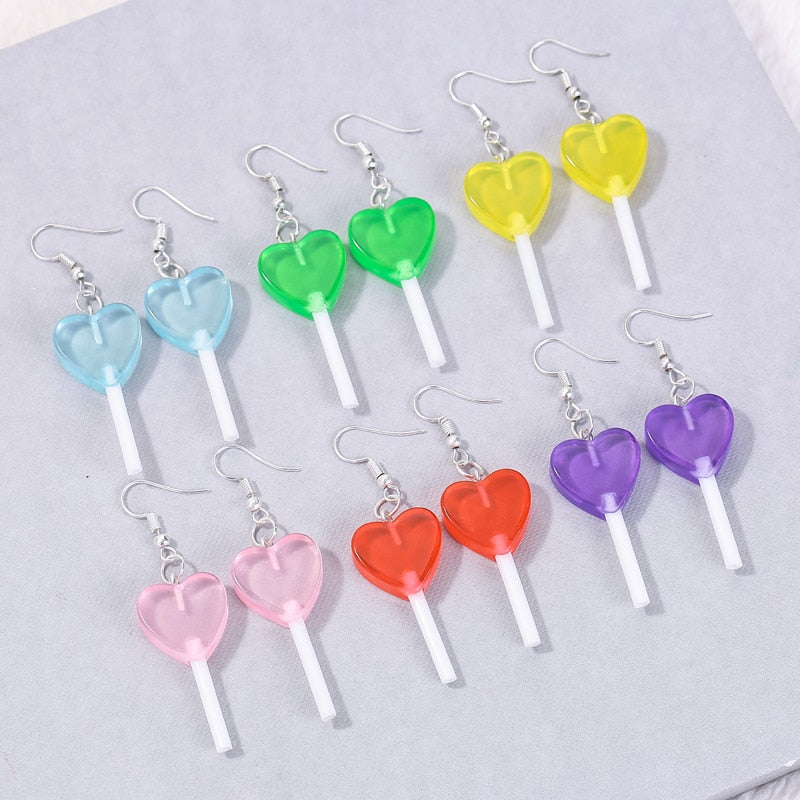Candy Heart Earrings
