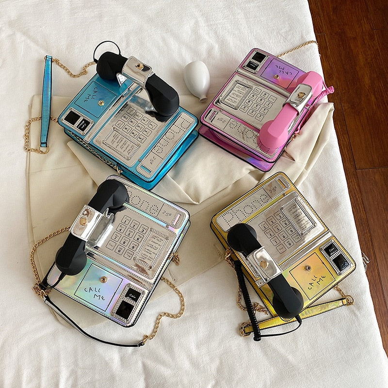 Telephone Style Shoulder Bag