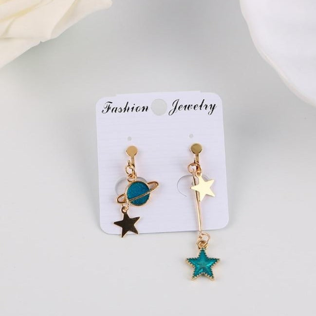 Star & Moon Earrings
