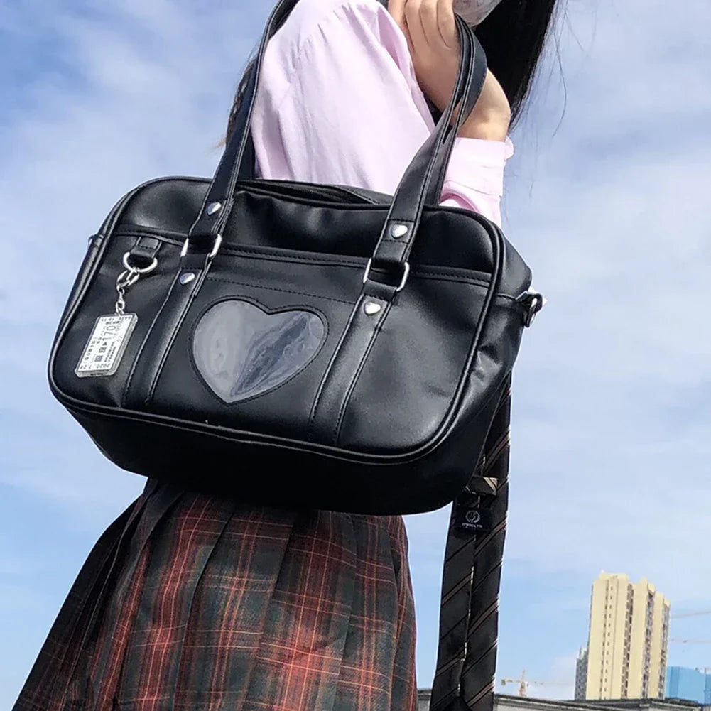 Japanese Heart Student Shoulder Bag