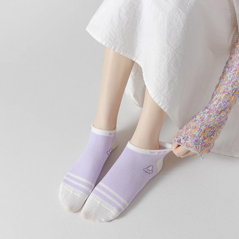 Ulzzang Girl Stars Planets Socks