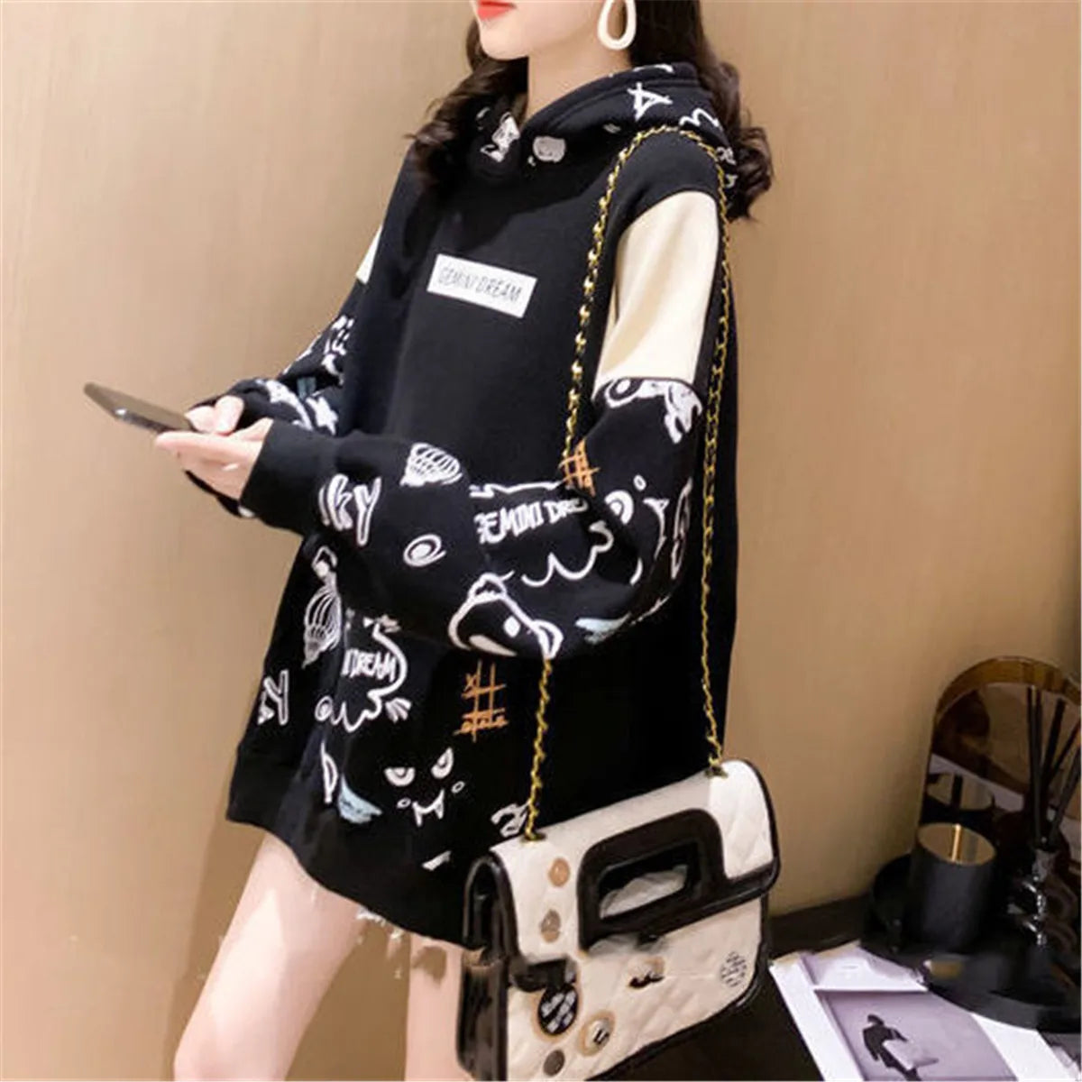 Japanese Harajuku Aesthetic Hoodie
