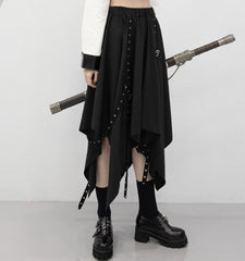 Irregular Gothic Weave Skirt
