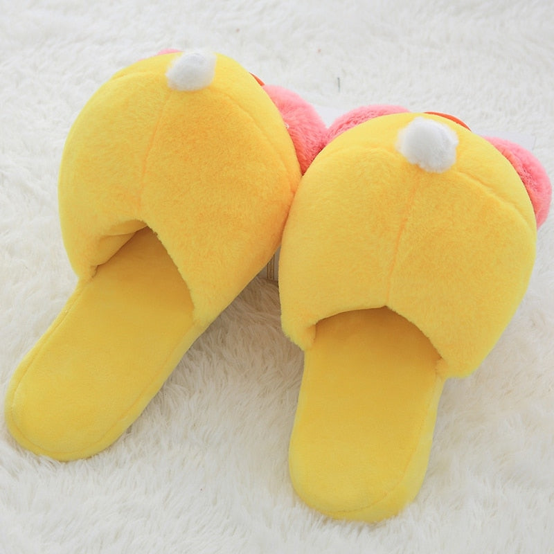 Kawaii Plush Ducks Slippers