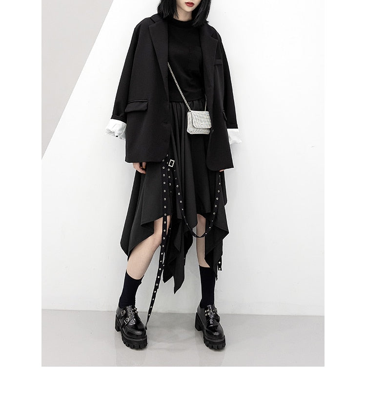Irregular Gothic Weave Skirt