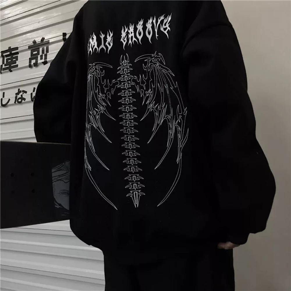 Gothic Oversized Hoodie