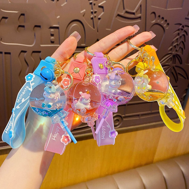 Cartoon Unicorn Keychain