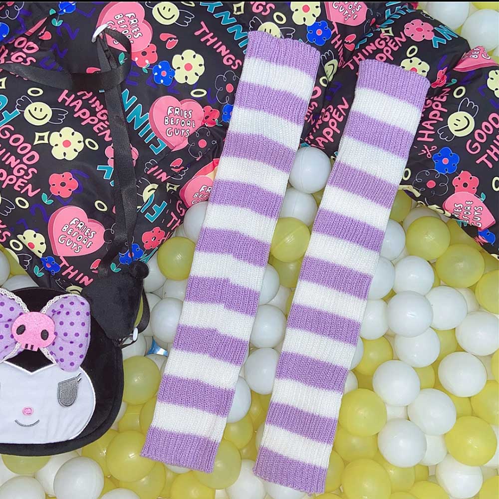 Y2K E-girl Goth Leg Warmers