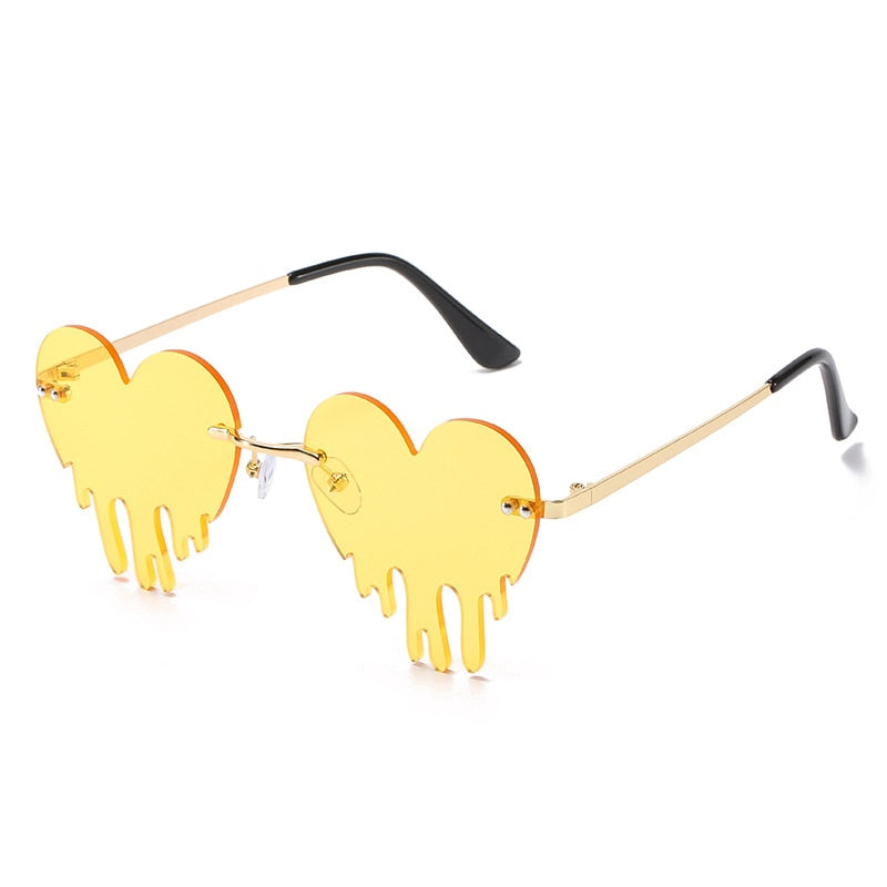 Heart Tear-Shaped Sunglasses