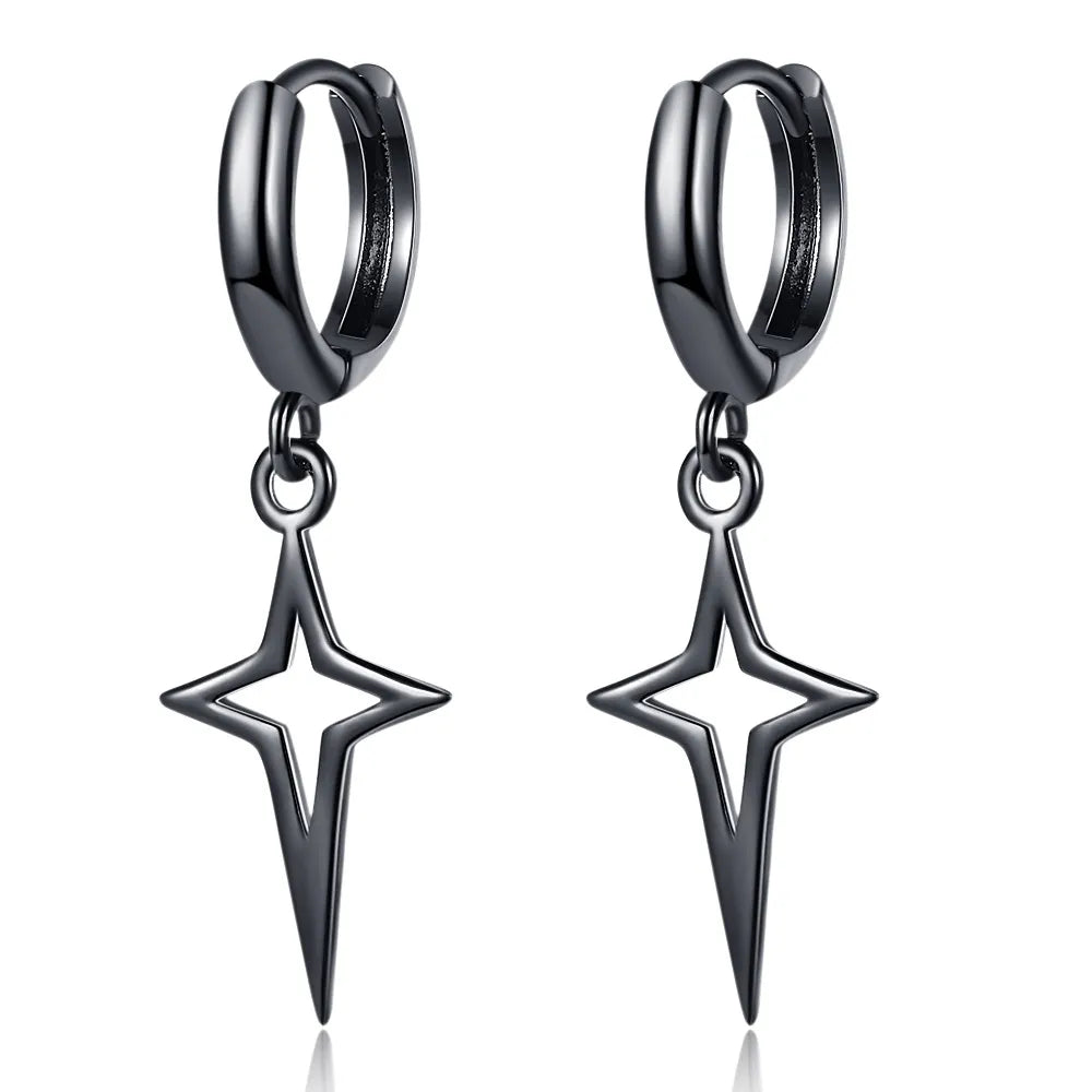 Gothic Style Cross Earrings