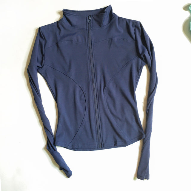 Yoga & Fitness Women's Long Sleeves Zipper Jacket