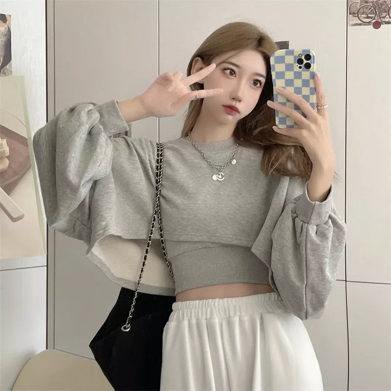 Two Piece Bat Sleeve Hoodies