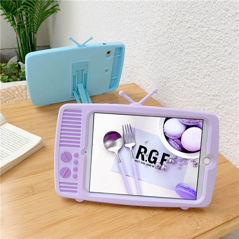 Kawaii Retro TV Case For iPad