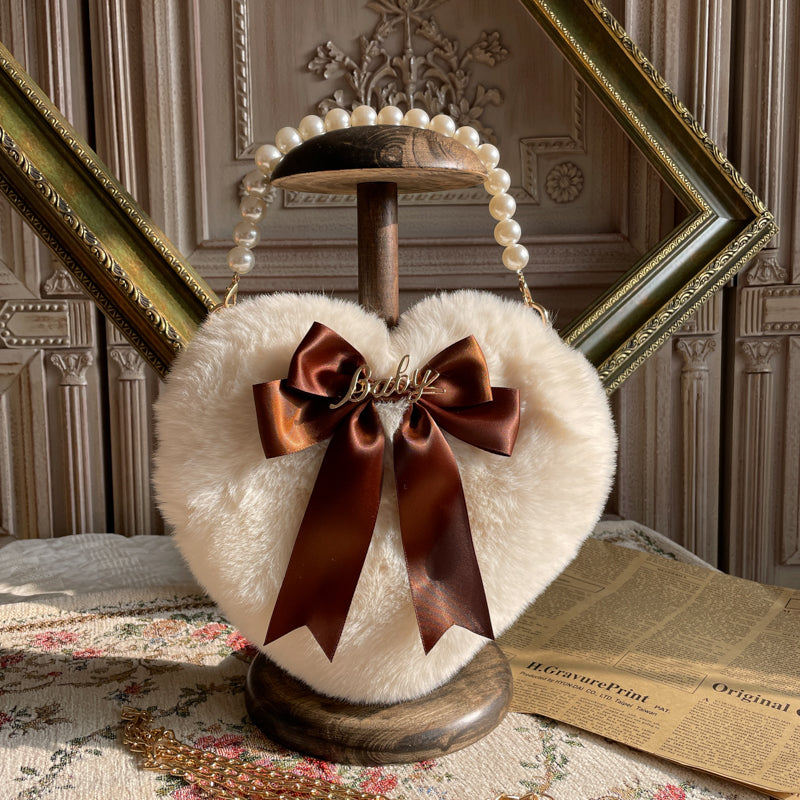 Love Heart Plush Bag