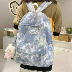 Pastel Dyed School Backpack