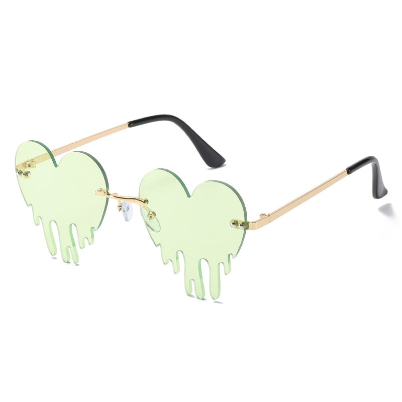 Heart Tear-Shaped Sunglasses