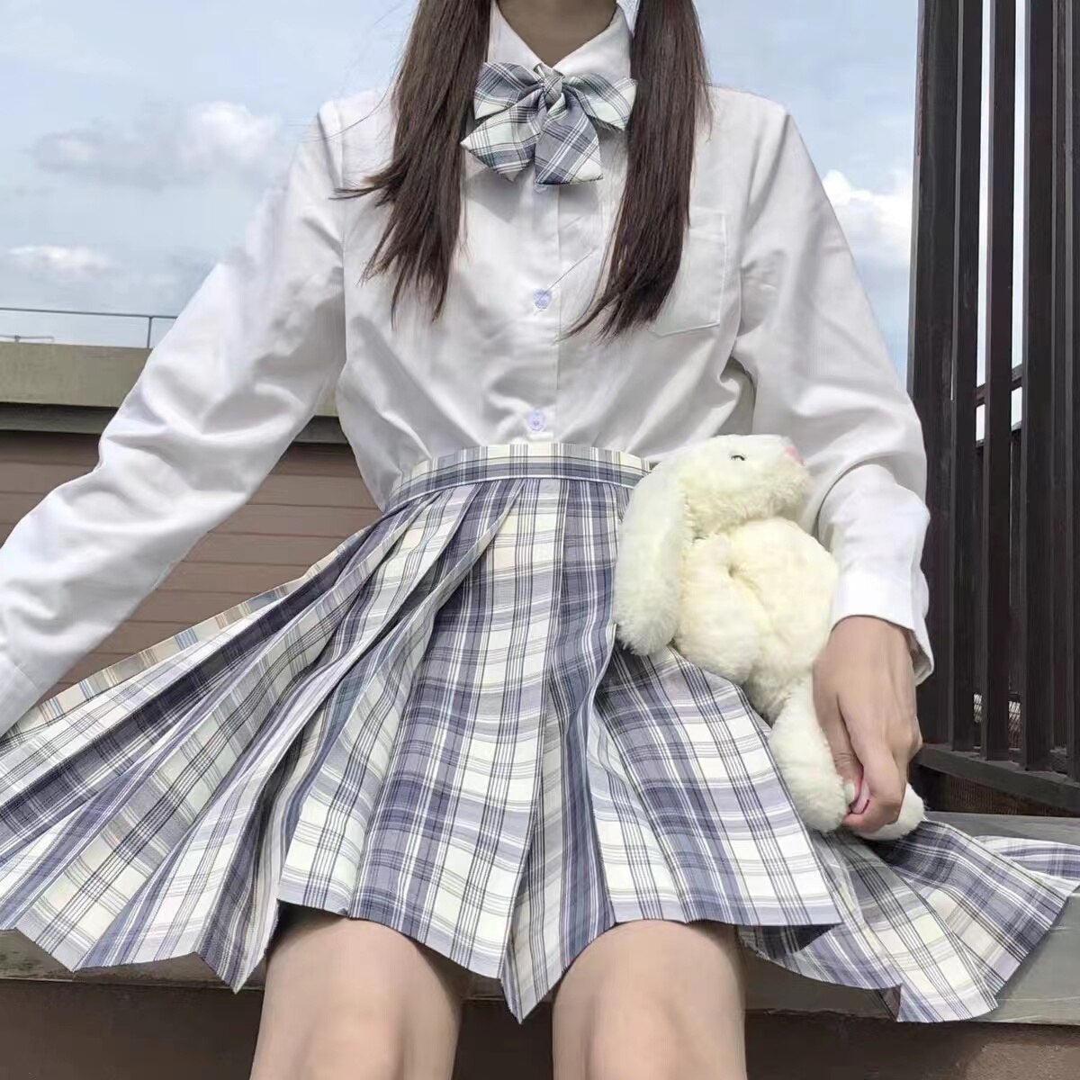 School Girl Uniform Pleated Skirt