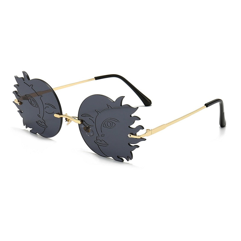 Polygonal Smiley Sunglasses